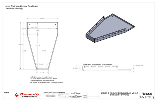 Chain/Circular Saw Mount XL