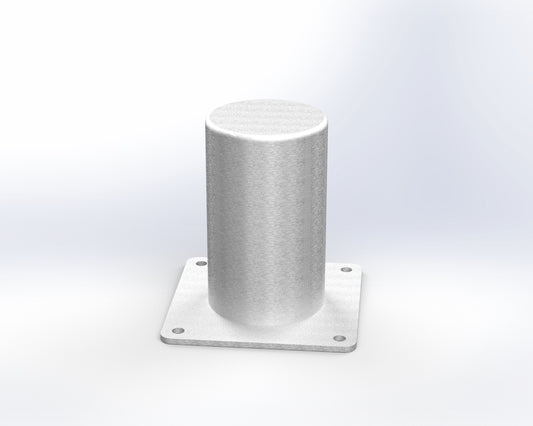 Hose Coupling 2.5" Horizontal Mount